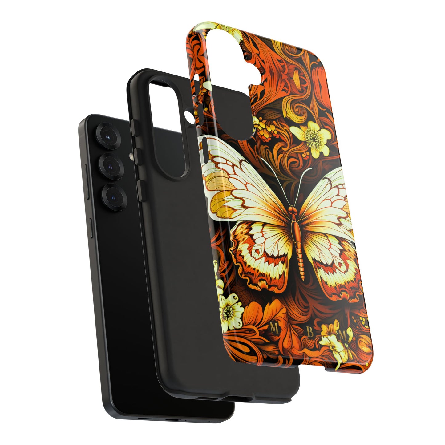 Vintage Orange Samsung Galaxy S Tough Case