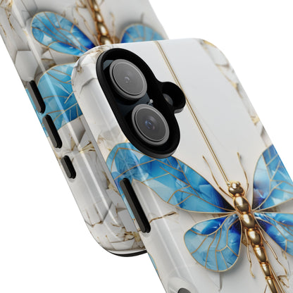 Dragonfly Blue iPhone Tough Case