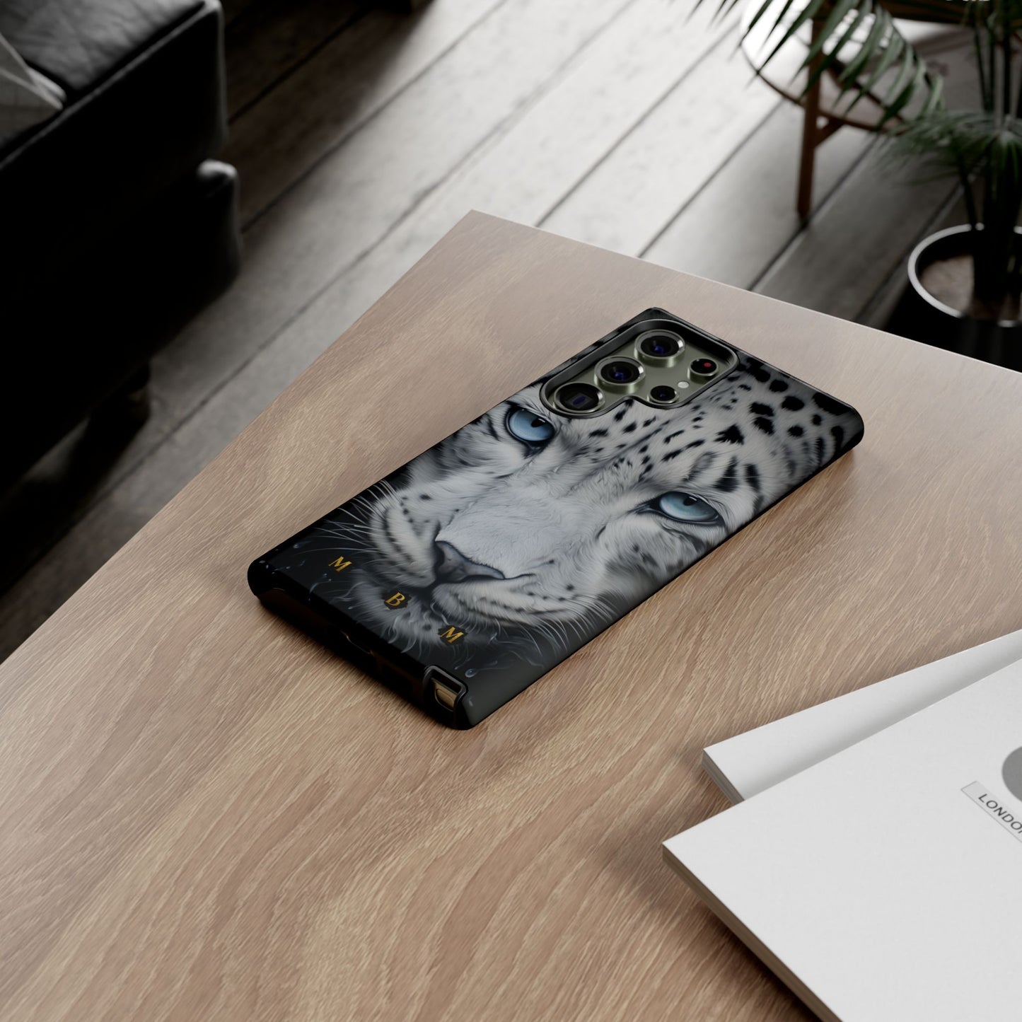 White Leopard Samsung Galaxy S Tough Case