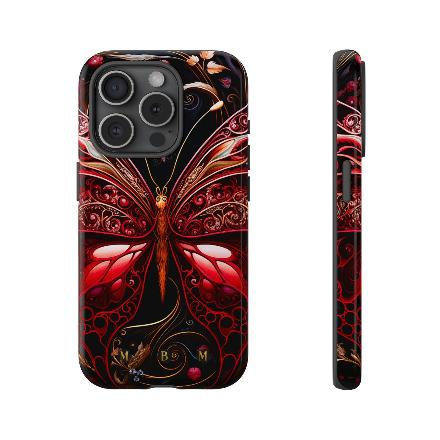 Red Butterfly iPhone Tough Case