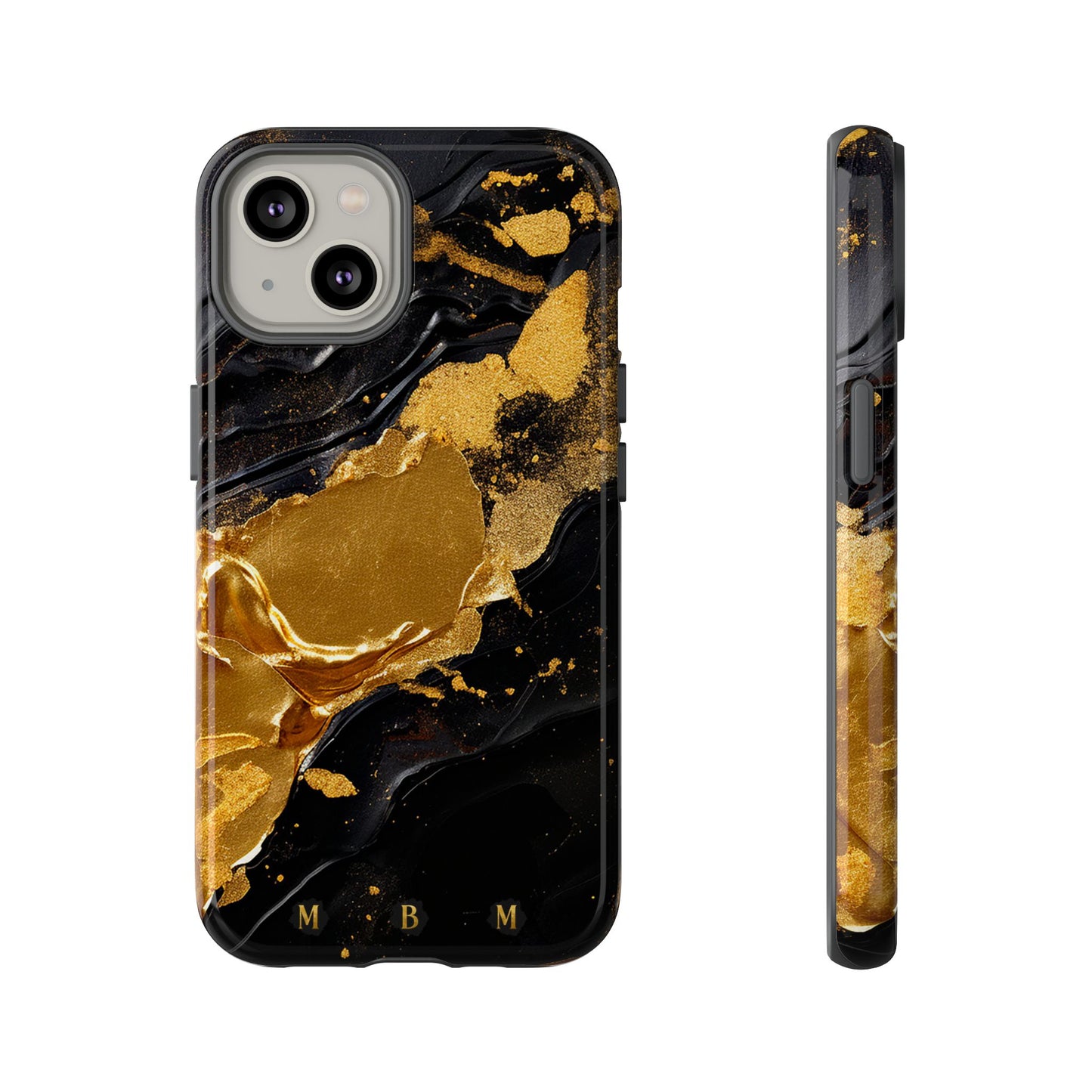 Black Gold iPhone Tough Case