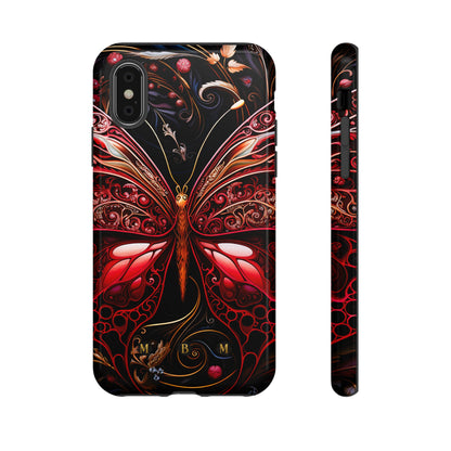 Red Butterfly iPhone Tough Case