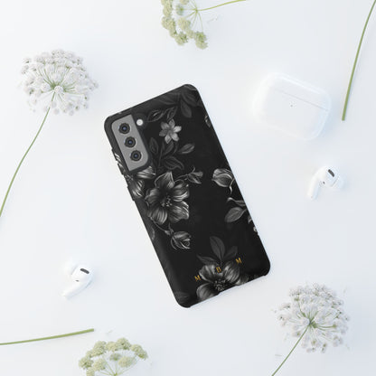 Midnight Flora Samsung Galaxy S Tough Case