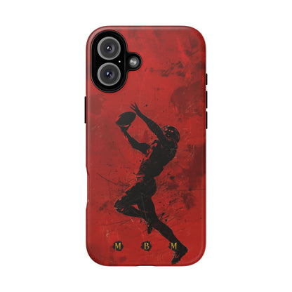 Red 1st & 10 iPhone Tough Case