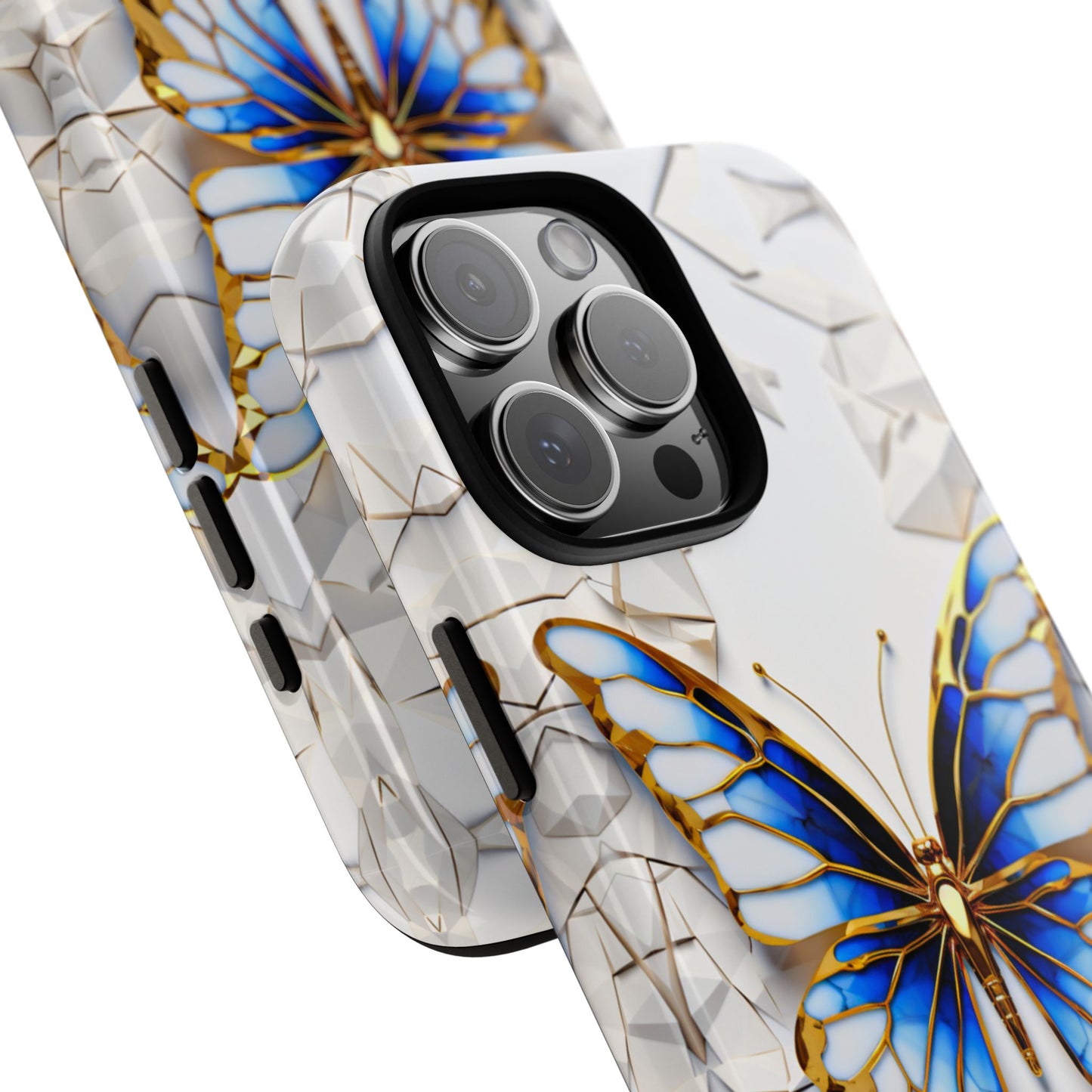 Sapphire Butterfly iPhone Tough Case