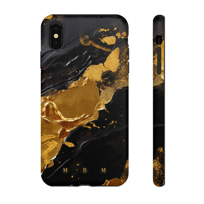 Black Gold iPhone Tough Case