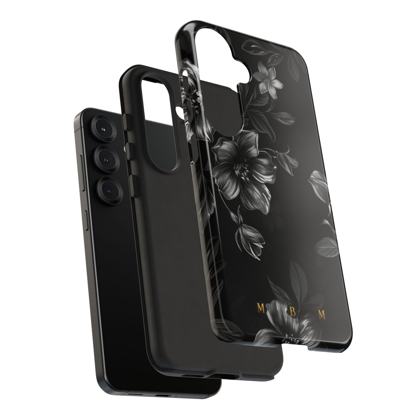 Midnight Flora Samsung Galaxy S Tough Case