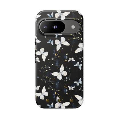 White Butterflies Google Pixel Tough Case