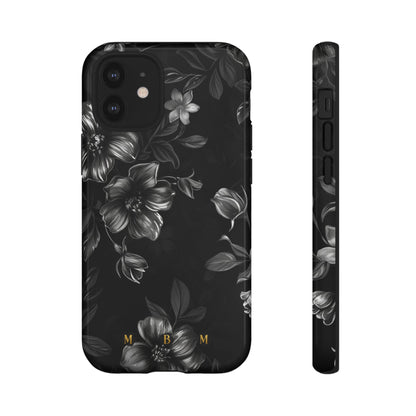 Midnight Flora iPhone Tough Case