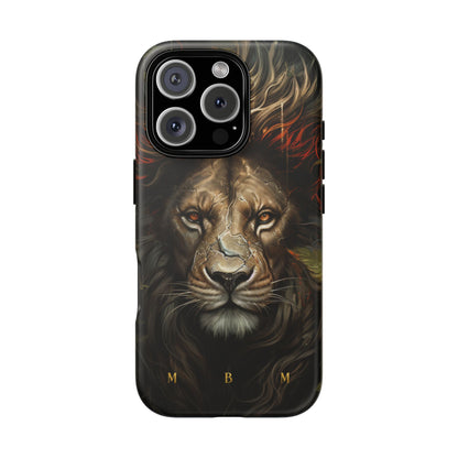 Dark Lion iPhone Tough Case