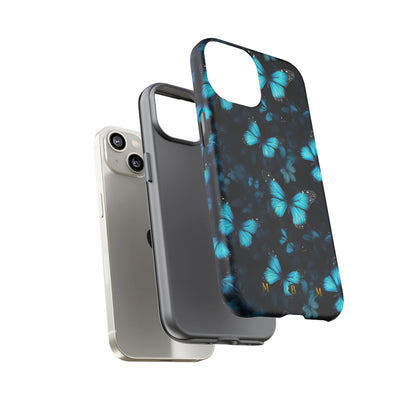 Blue Butterflies iPhone Tough Case