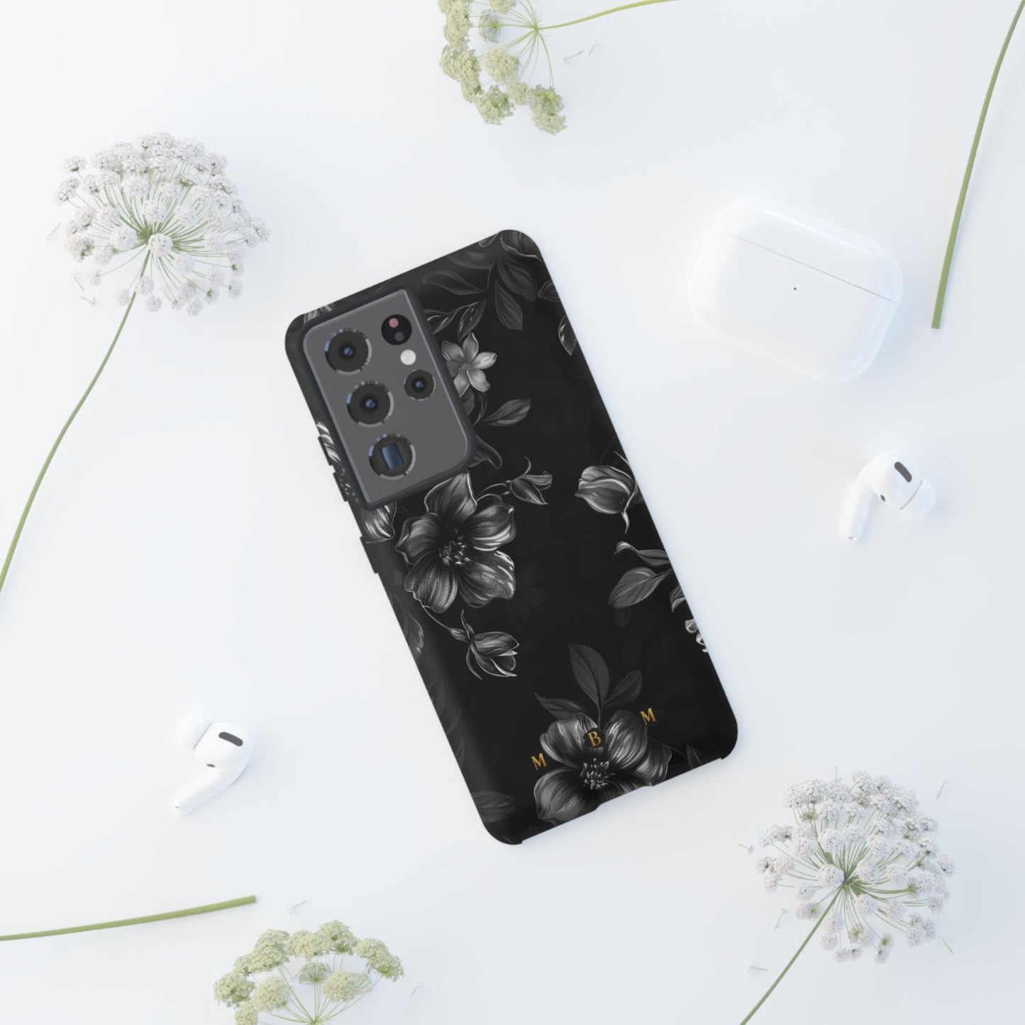 Midnight Flora Samsung Galaxy S Tough Case