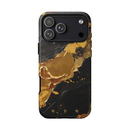 Black Gold iPhone Tough Case