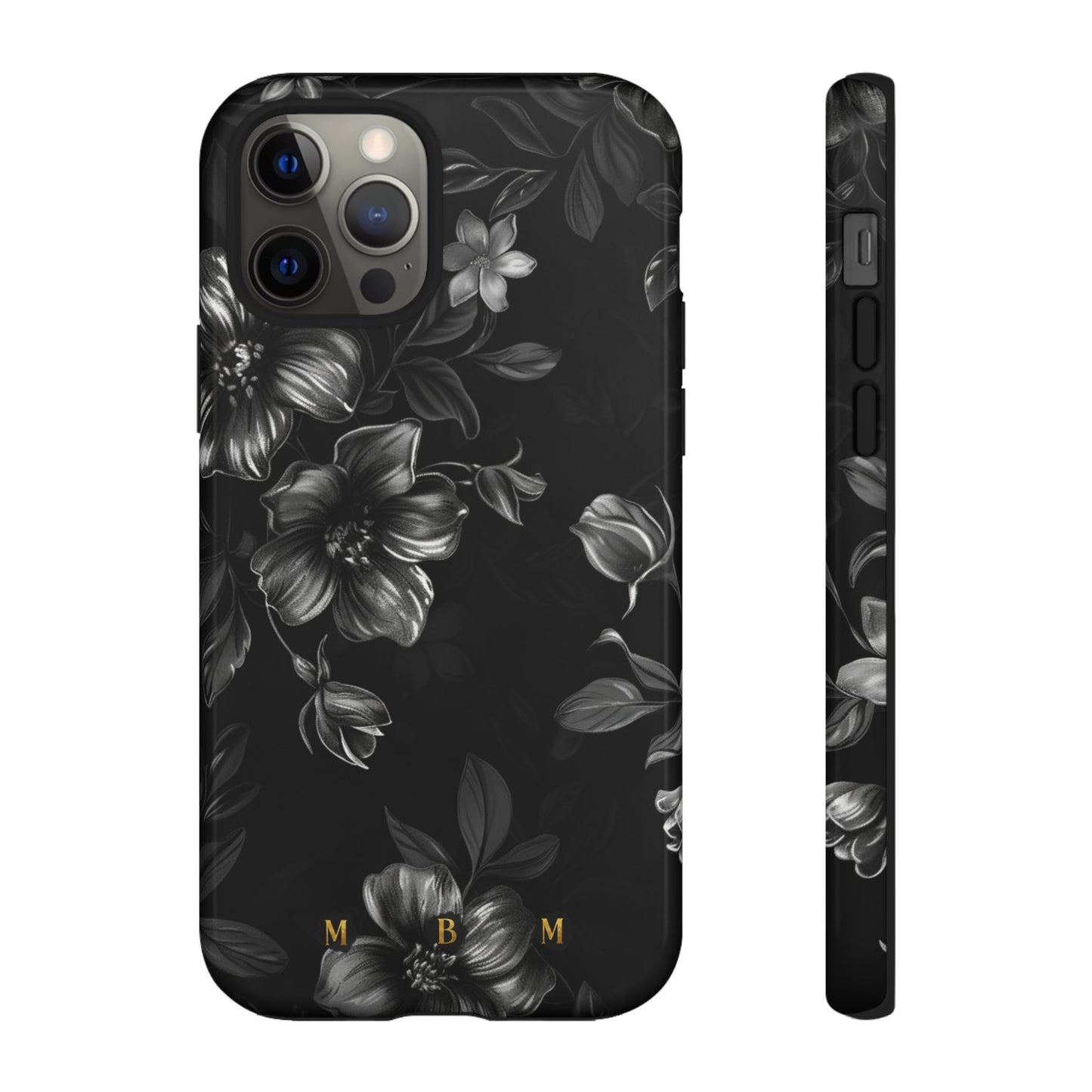 Midnight Flora iPhone Tough Case
