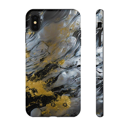 Tarnished Silver iPhone Tough Case