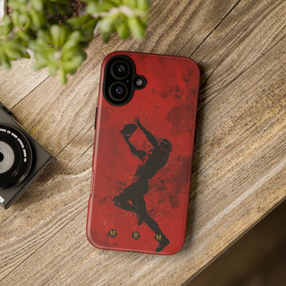 Red 1st & 10 iPhone Tough Case