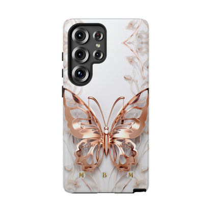 Rose Gold Butterfly Samsung Galaxy S Tough Case