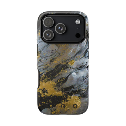 Tarnished Silver iPhone Tough Case