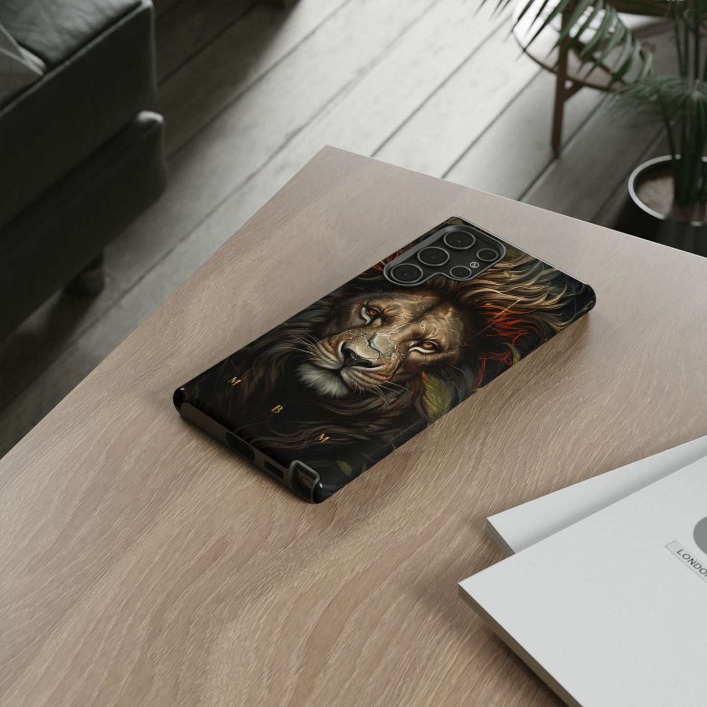 Dark Lion Samsung Galaxy S Tough Case