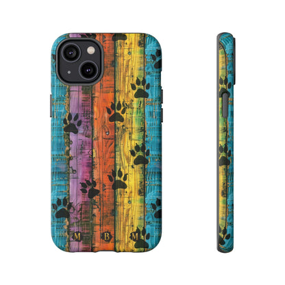 Rainbow Paws iPhone Case