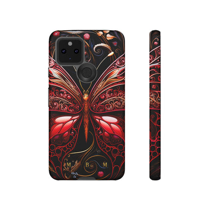 Red Butterfly Google Pixel Tough Case
