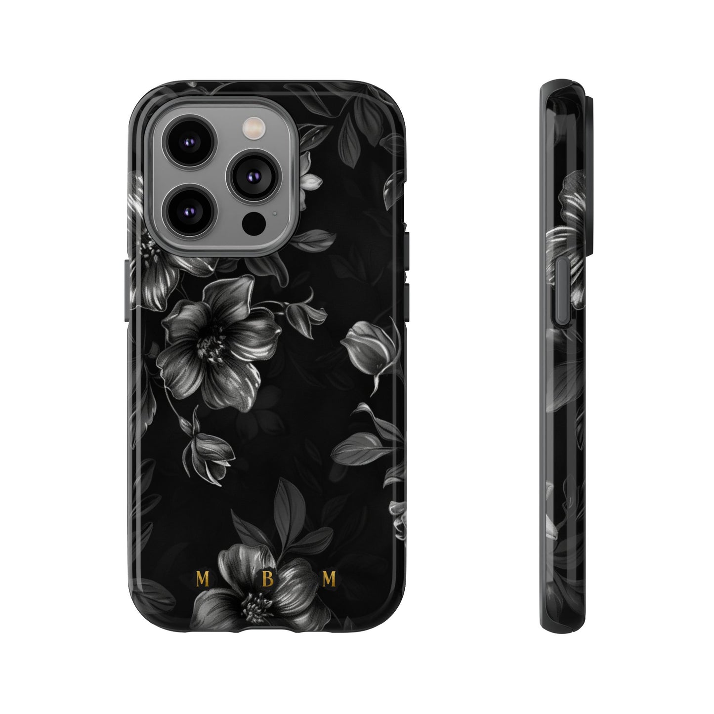 Midnight Flora iPhone Tough Case