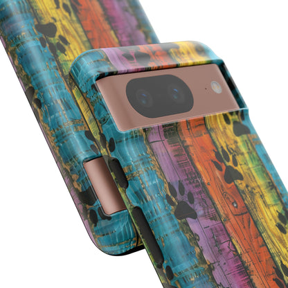 Rainbow Paws Google Pixel Tough Case