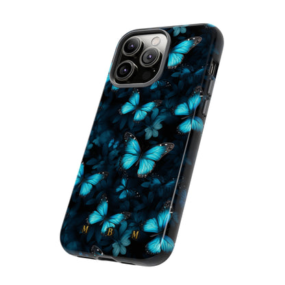Blue Butterflies iPhone Tough Case