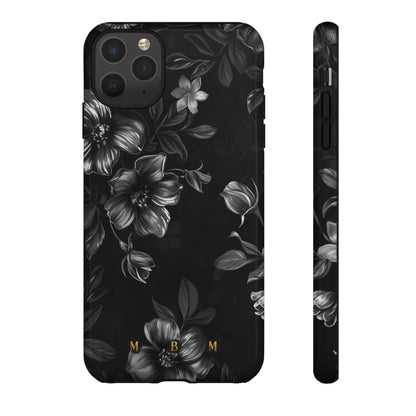 Midnight Flora iPhone Tough Case