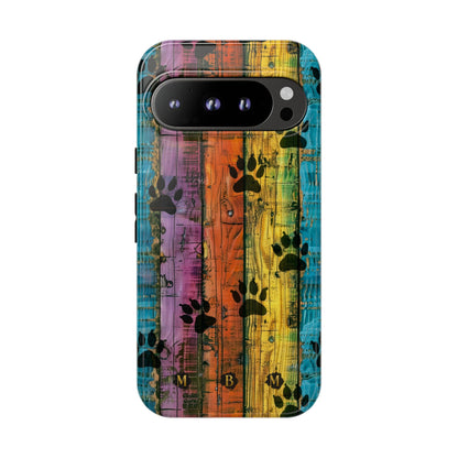 Rainbow Paws Google Pixel Tough Case