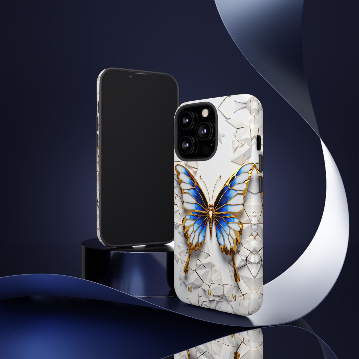 Sapphire Butterfly iPhone Tough Case