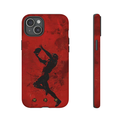Red 1st & 10 iPhone Tough Case