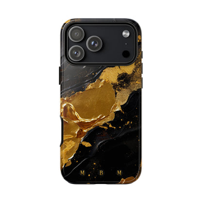 Black Gold iPhone Tough Case