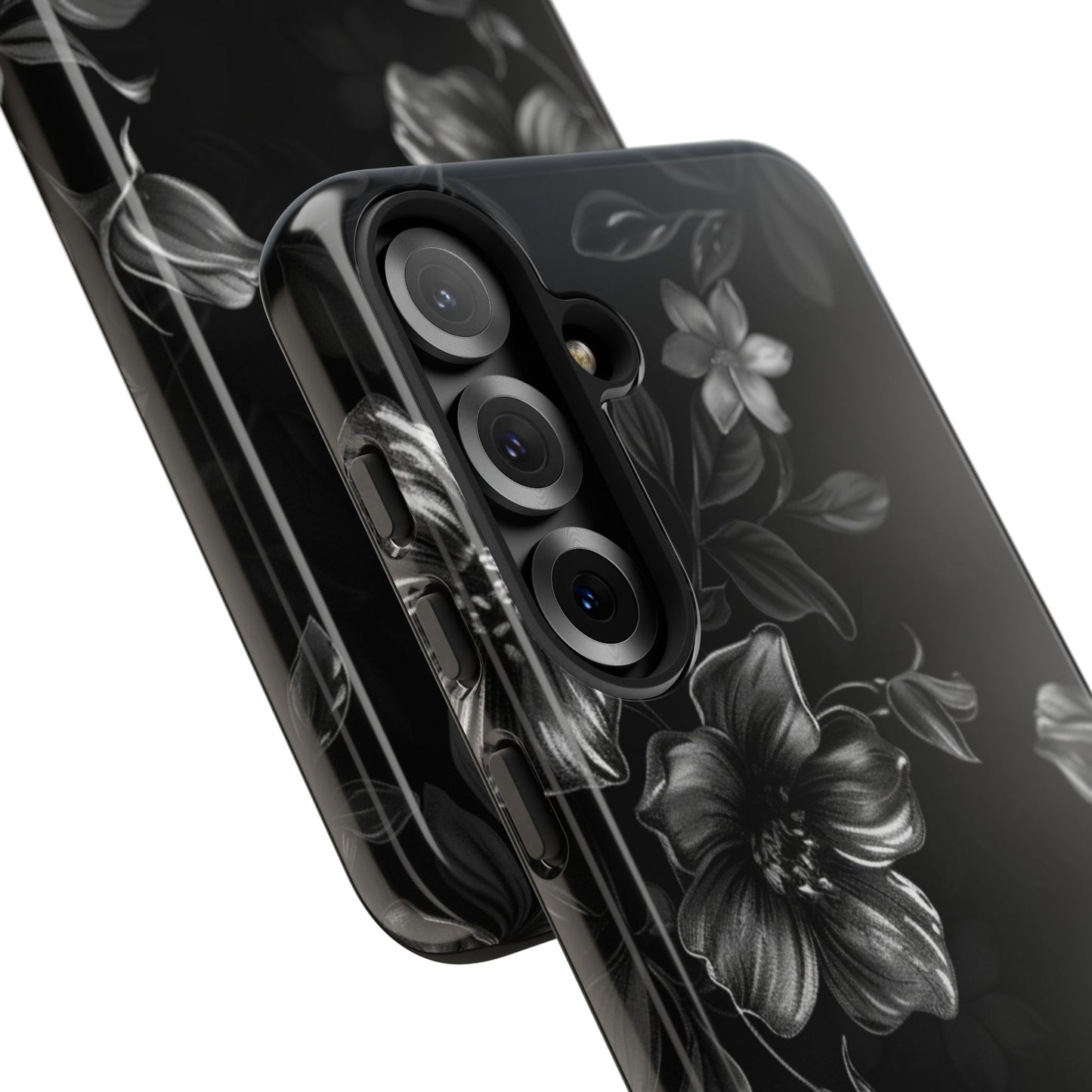 Midnight Flora Samsung Galaxy S Tough Case