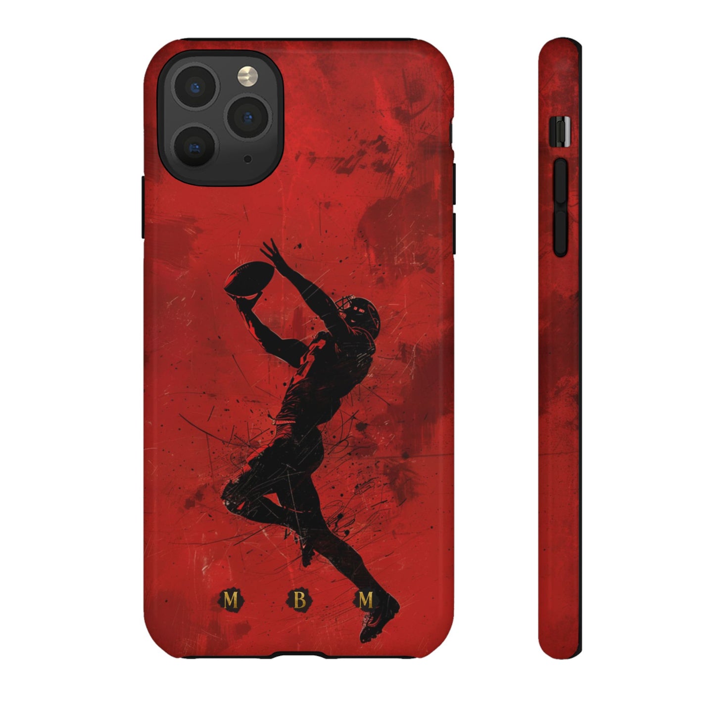 Red 1st & 10 iPhone Tough Case