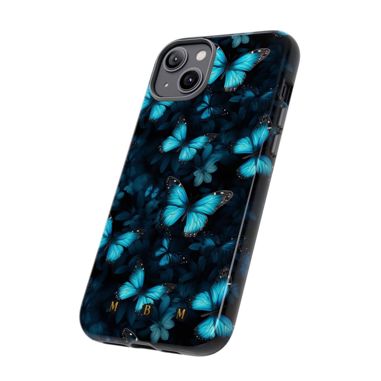 Blue Butterflies iPhone Tough Case