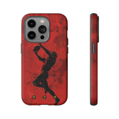 Red 1st & 10 iPhone Tough Case