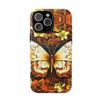 Vintage Orange iPhone Tough Case