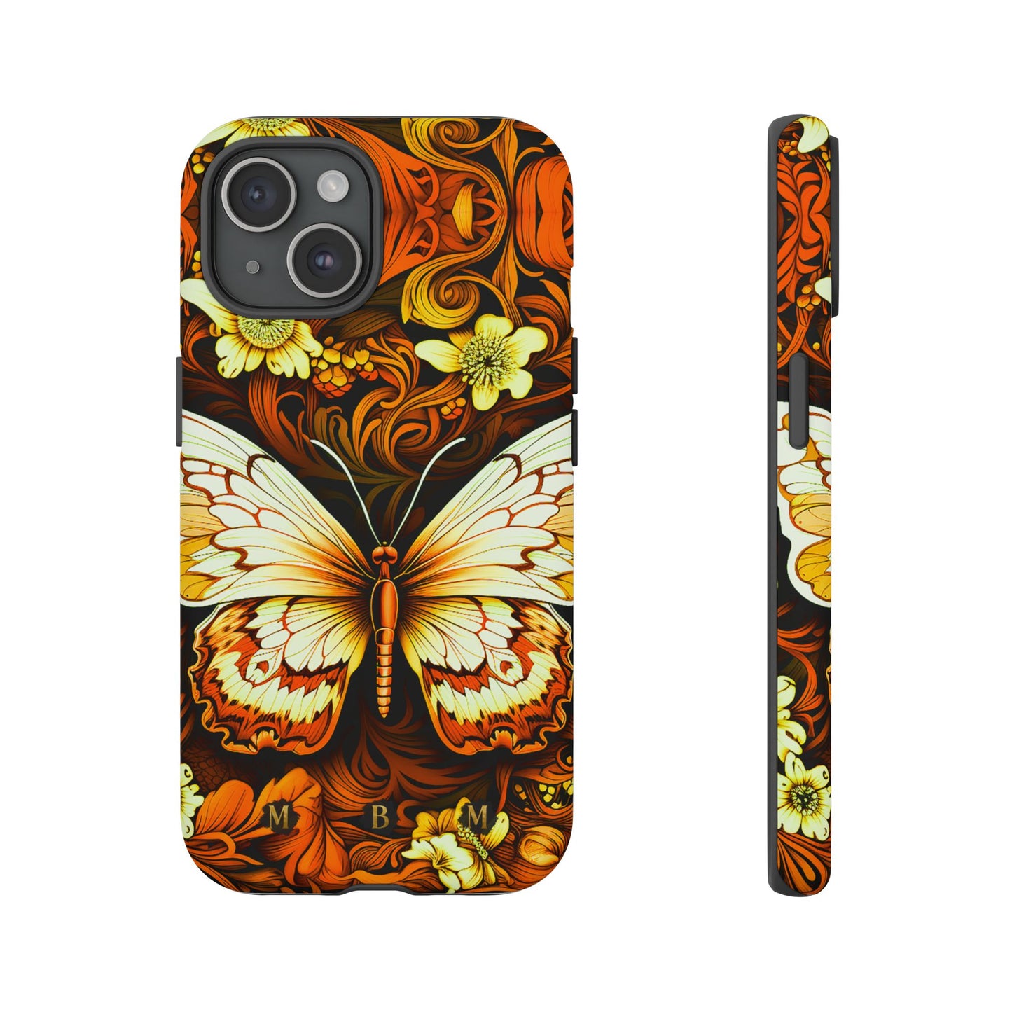 Vintage Orange iPhone Tough Case