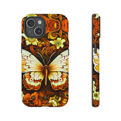 Vintage Orange iPhone Tough Case