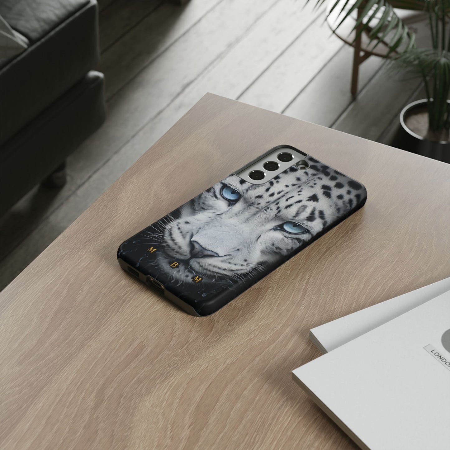 White Leopard Samsung Galaxy S Tough Case