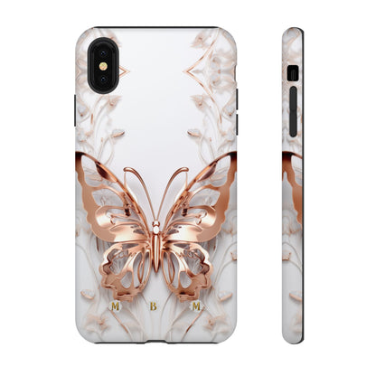 Rose Gold Butterfly iPhone Case
