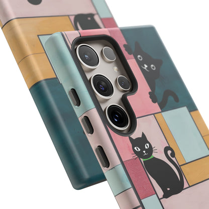 Block Cats Samsung Galaxy S Tough Case