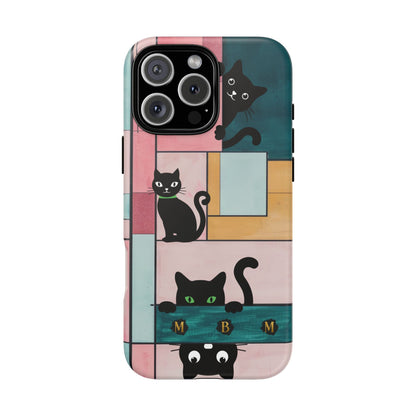 Block Cats iPhone Tough Case