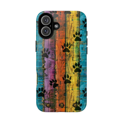 Rainbow Paws iPhone Case