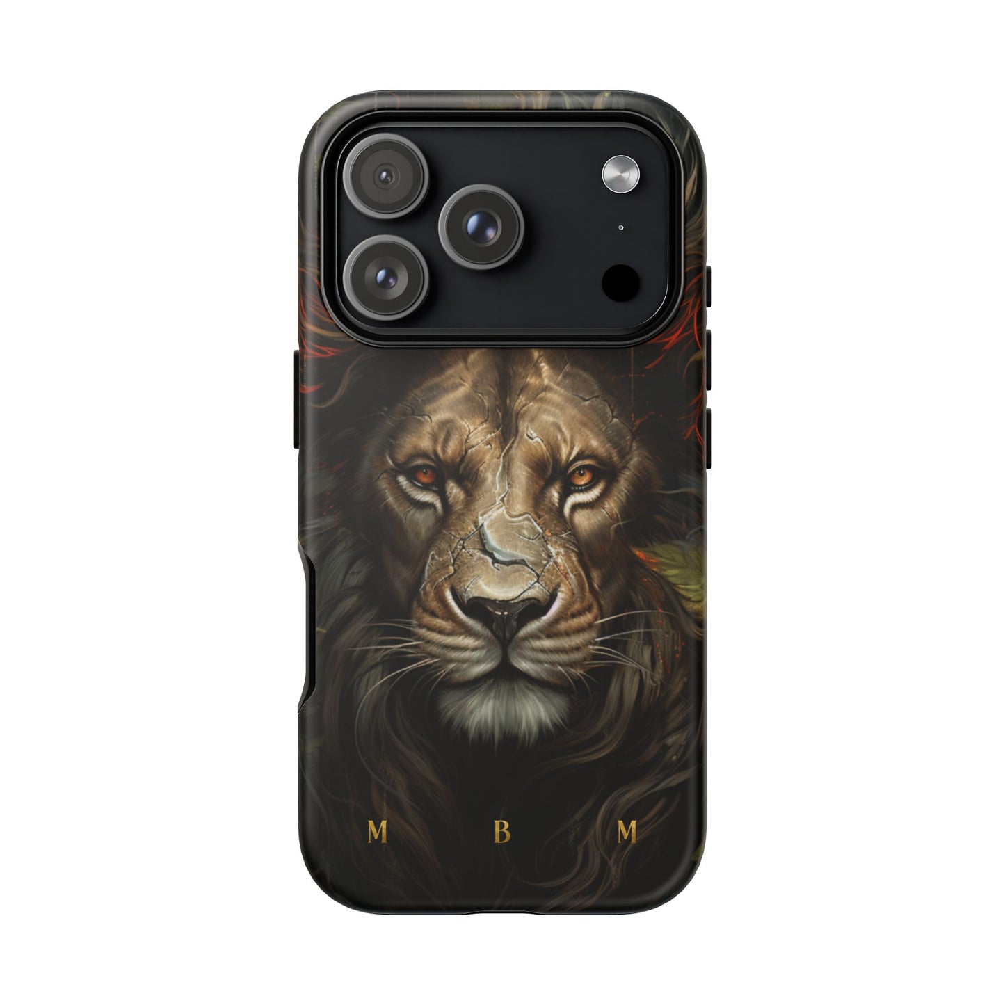Dark Lion iPhone Tough Case