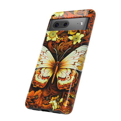 Vintage Orange Google Pixel Tough Case