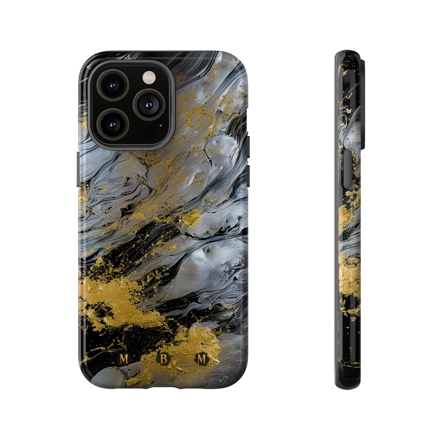 Tarnished Silver iPhone Tough Case