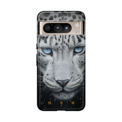 White Leopard Google Pixel Tough Case