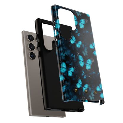 Blue Butterflies Samsung Galaxy S Tough Case